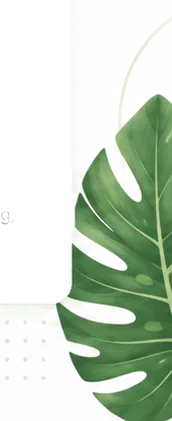 Green leaves decoration for ePlant AI identification output