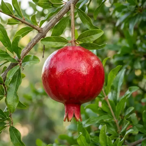 Pomegranate plant identification example