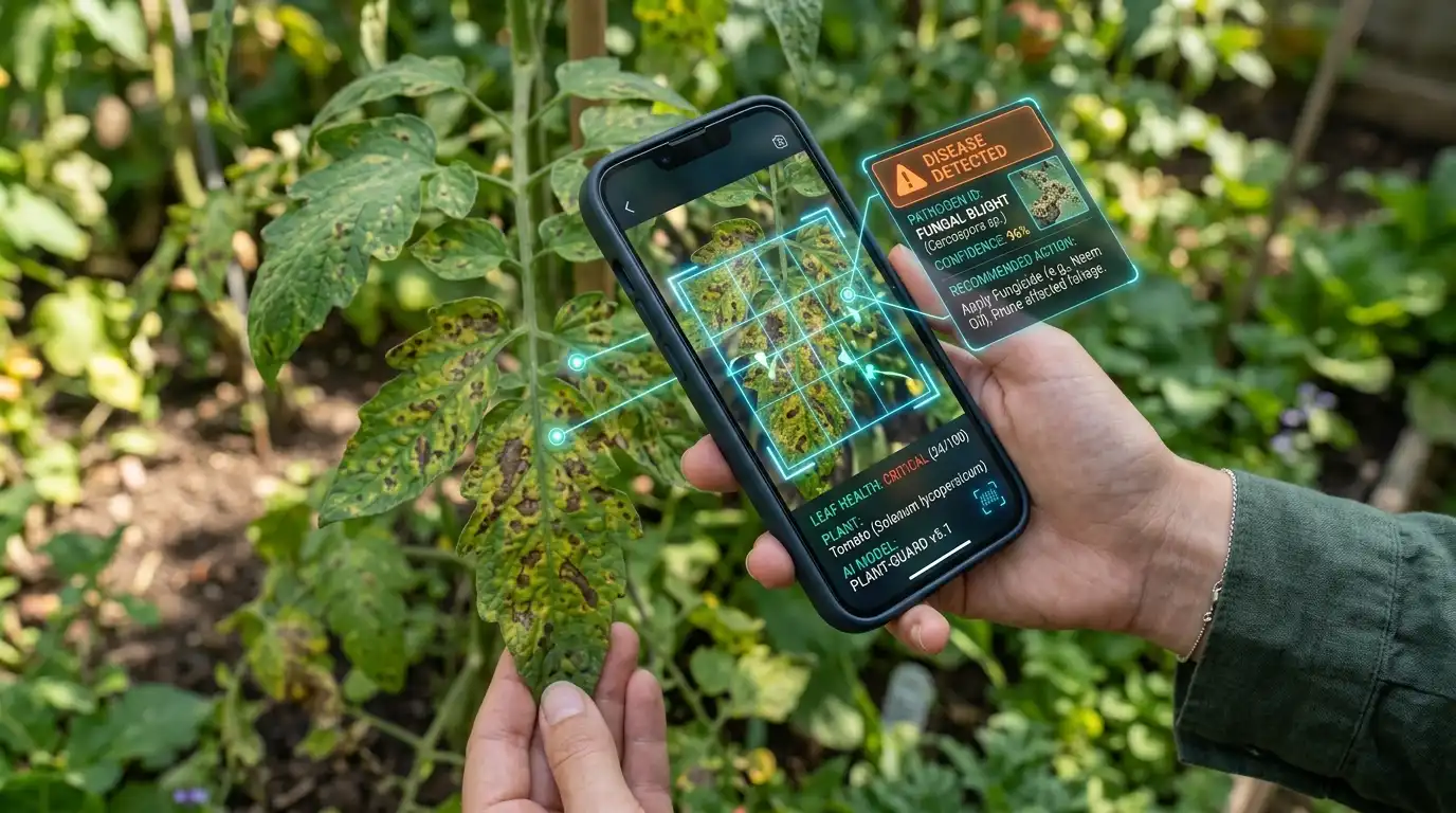 AI plant disease identification