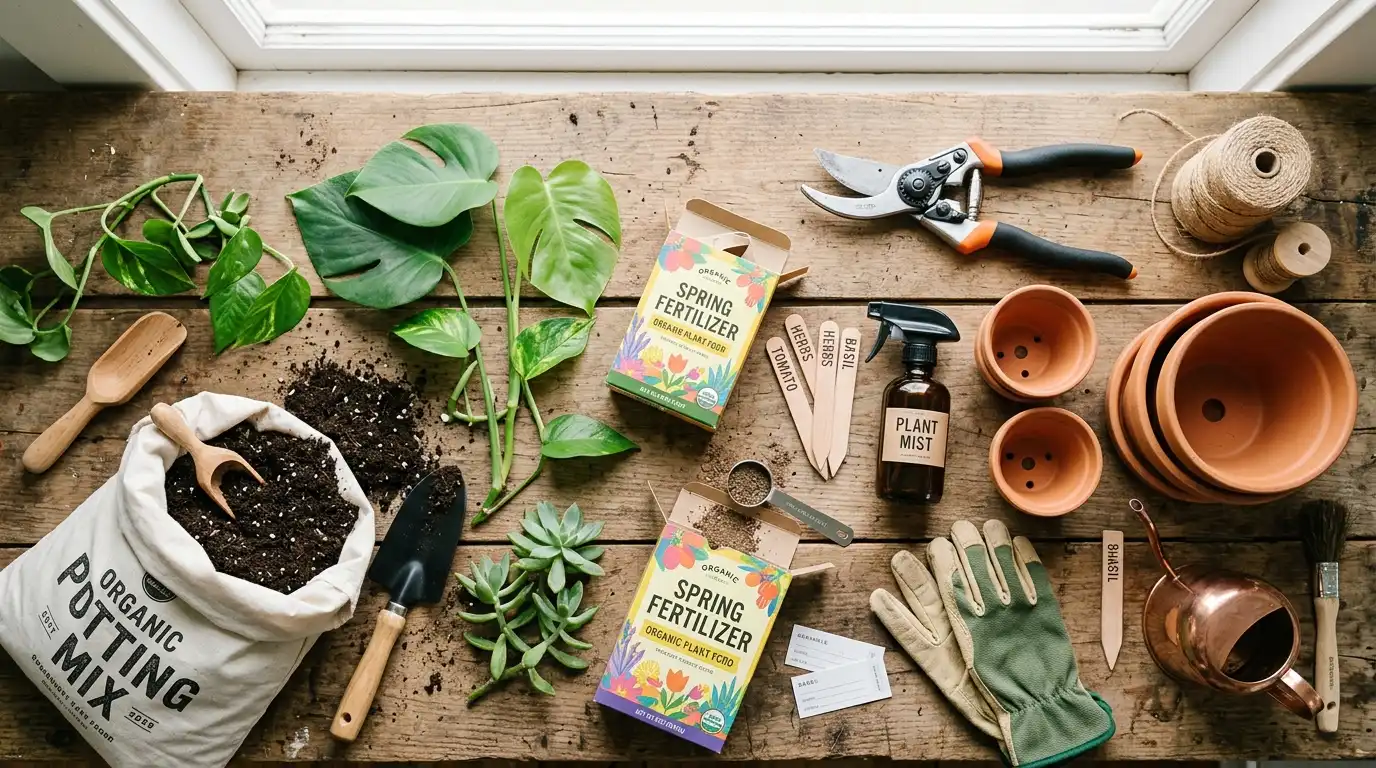 Spring Houseplant Checklist: Repot, Prune, and Feed for New Growth